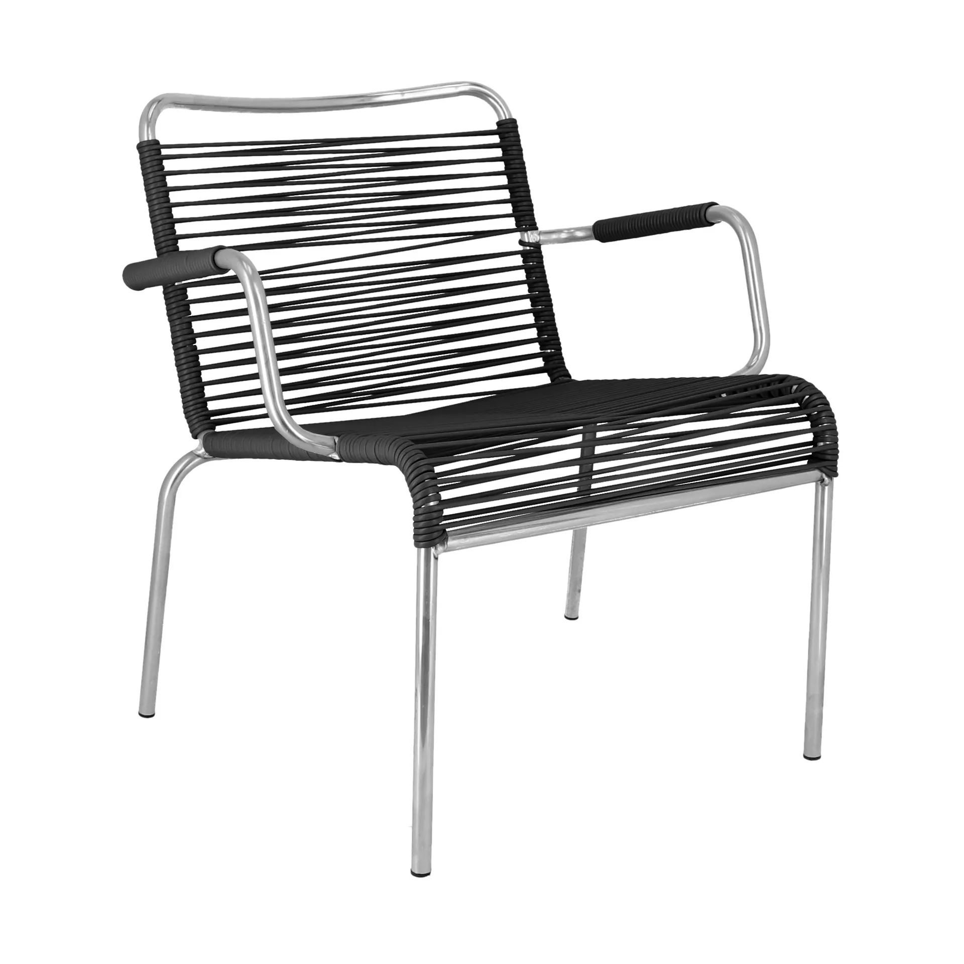 Mya Lounge armchair, Black Fiam
