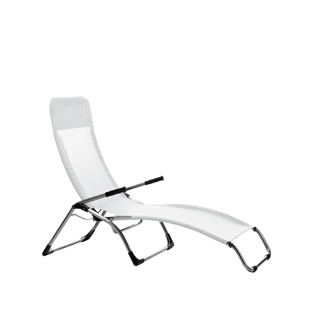 Samba sun lounger, White Fiam