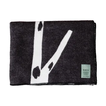Birch throw 130x180 cm - Black-white - Fine Little Day