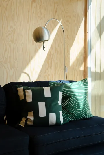 Block cushion cover 48x48 cm - Green - Fine Little Day