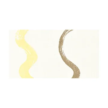 Randig oilcloth - White-yellow - Fine Little Day