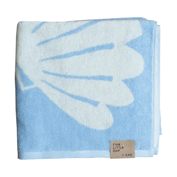 Snäcka bath towel 70x140 cm - Blue - Fine Little Day