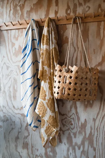 Snäcka muslin throw 120x120 cm - Sand - Fine Little Day