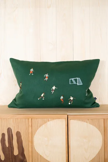 Soccer footboll pillowcase 58x38 cm - Green - Fine Little Day