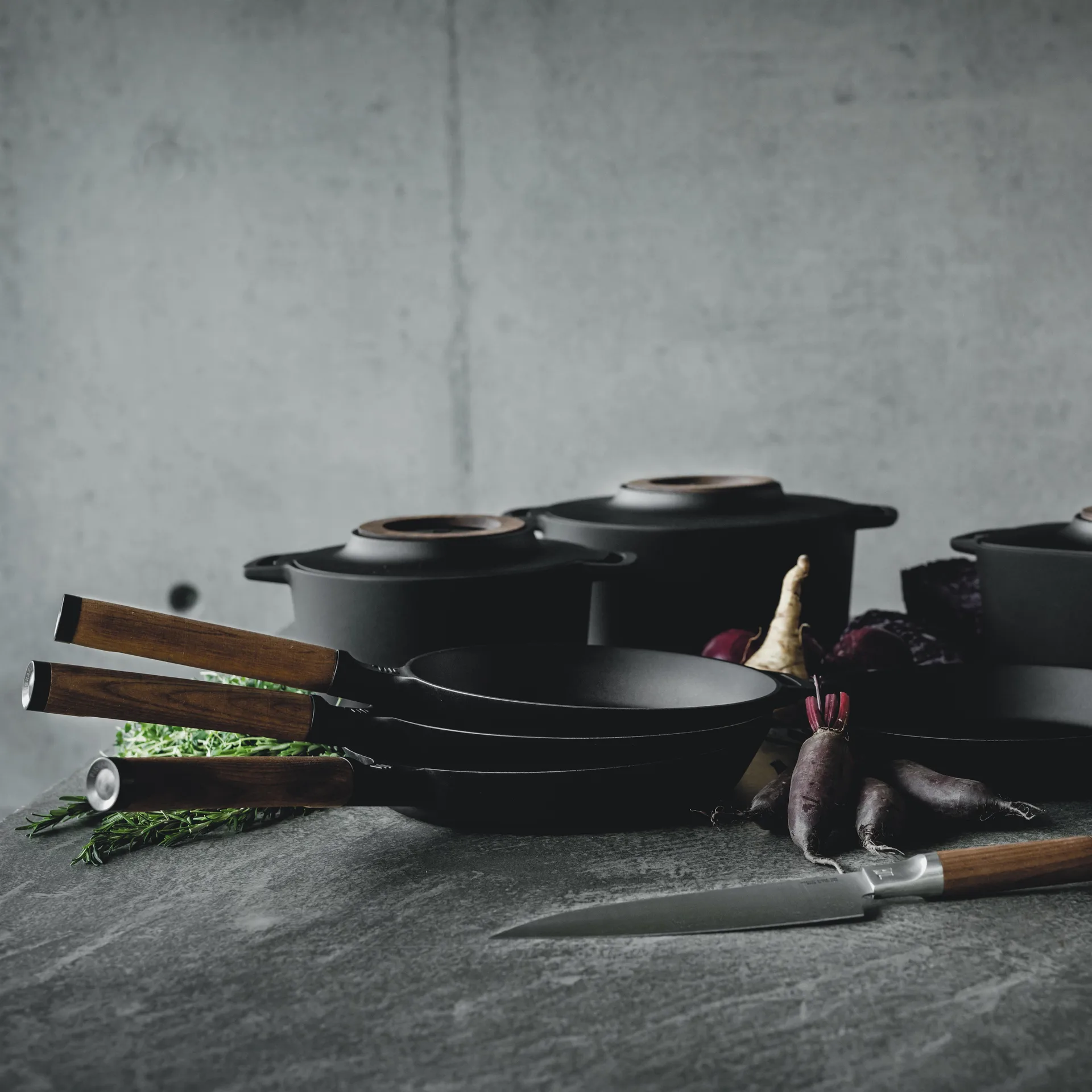 Norden frying pan cast iron, 24 cm Fiskars
