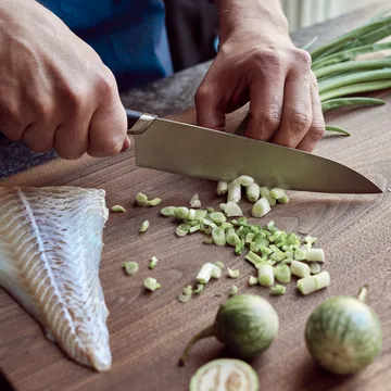Titanium knife 20 cm - Black - Fiskars