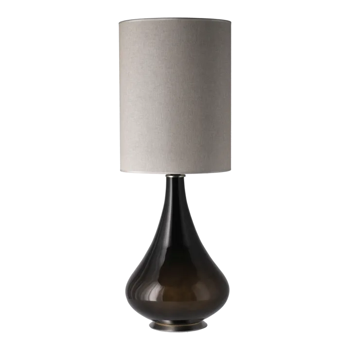 Renata table lamp black lamp base - Milano Tostado L - Flavia Lamps