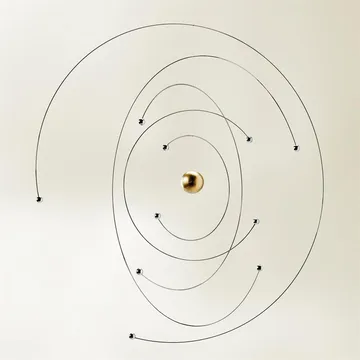 Niels Bohr Atom Model mobile - multi - Flensted Mobiles