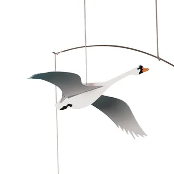 Scandinavian swan mobile - multi - Flensted Mobiles