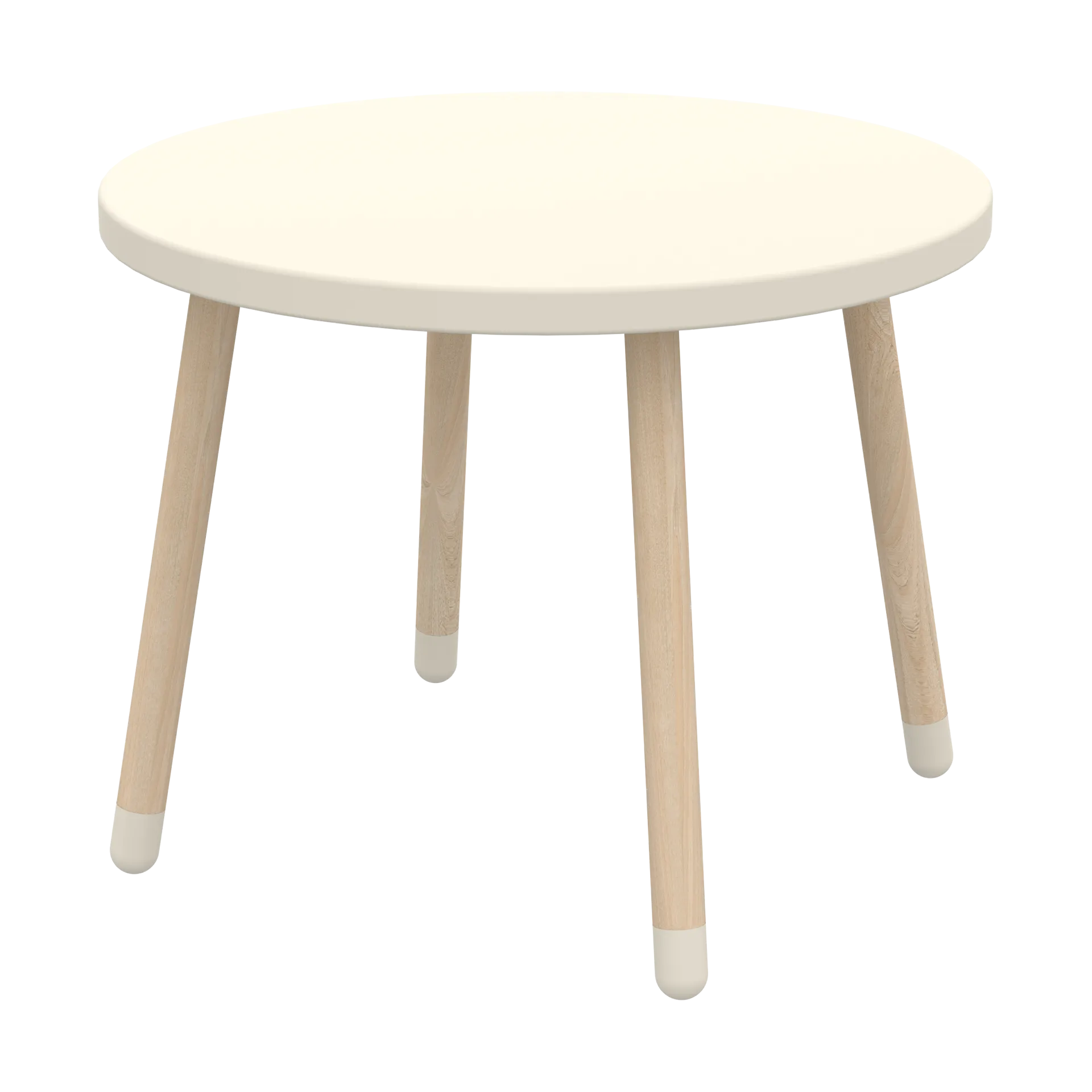 Dots play table Ø60 cm, Cream FLEXA