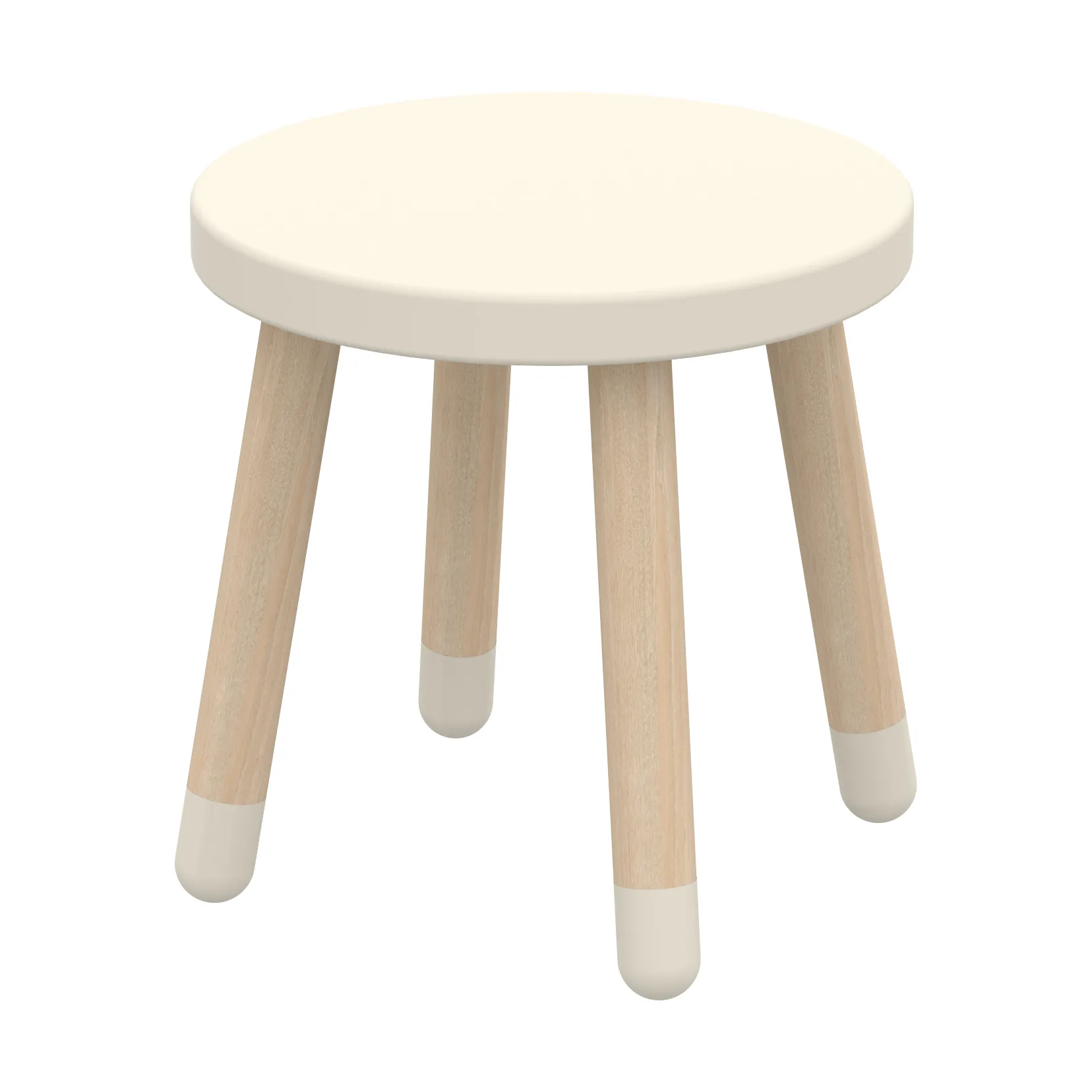 Dots stool 30 cm, Cream FLEXA