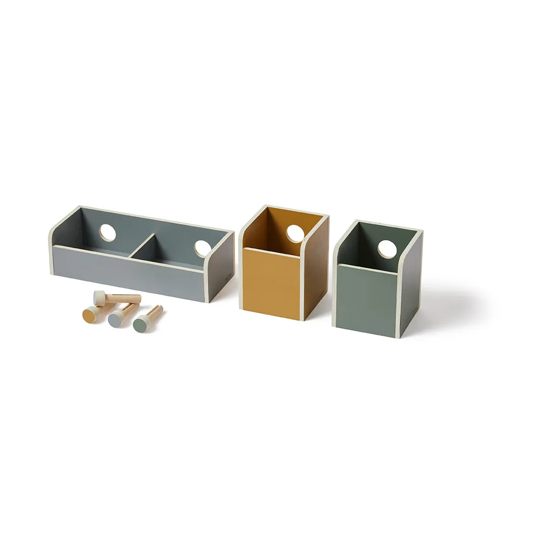 Play storage set 3 pieces, Multi FLEXA