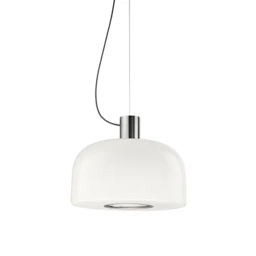 Bellhop Glass S1 pendant - Bright aluminum - Flos