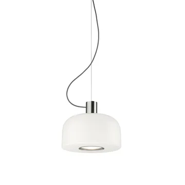 Bellhop Glass S1 pendant - Bright aluminum - Flos