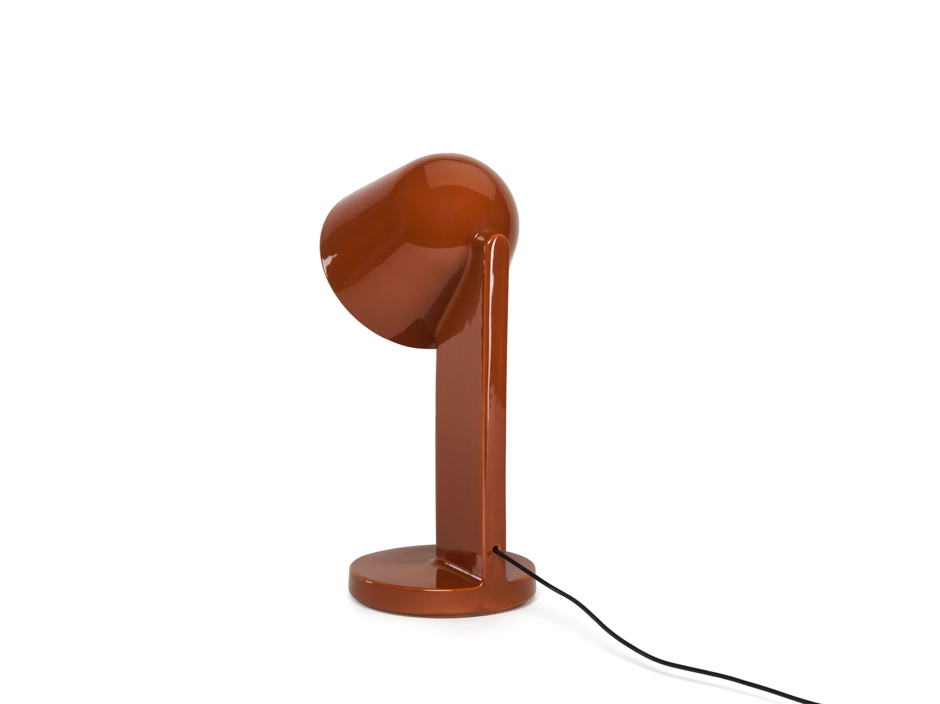 Ceramic Down table lamp, Rust red Flos