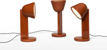 Ceramic Side table lamp - Rust red - Flos