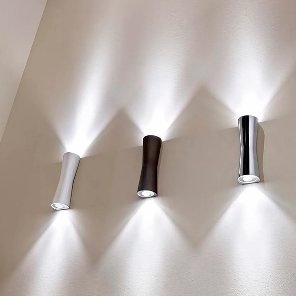 Clessidra 20°+20° wall lamp, White Flos