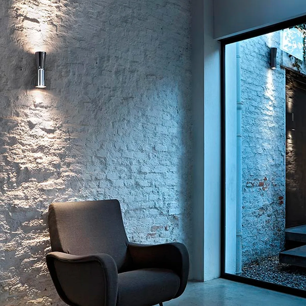Clessidra 40°+40 wall lamp, White Flos