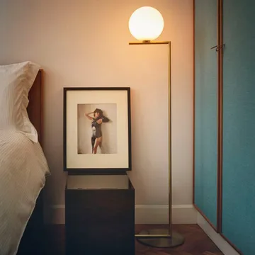 IC Lights F2 floor lamp - Chrome-opal - Flos