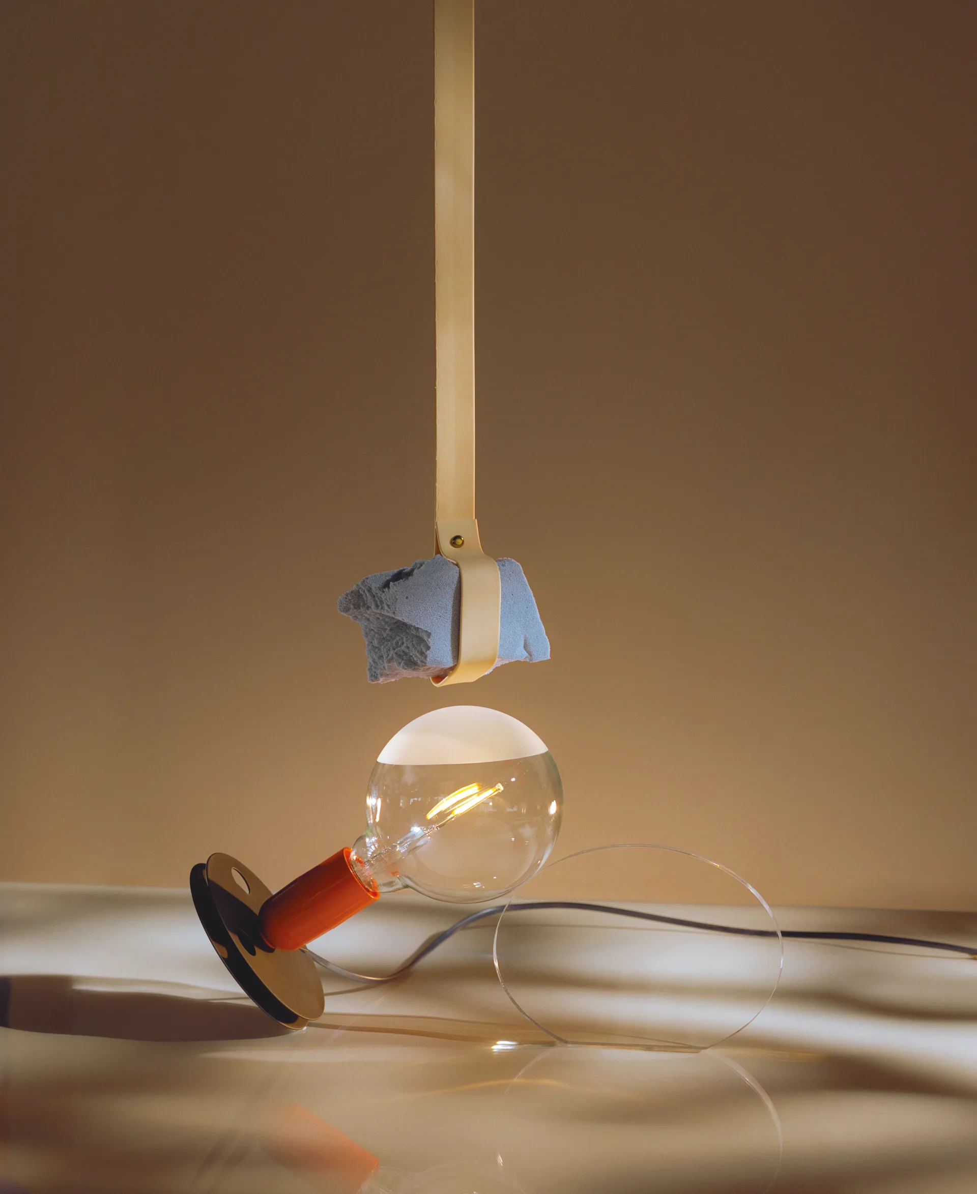 Lampadina table lamp, Orange Flos