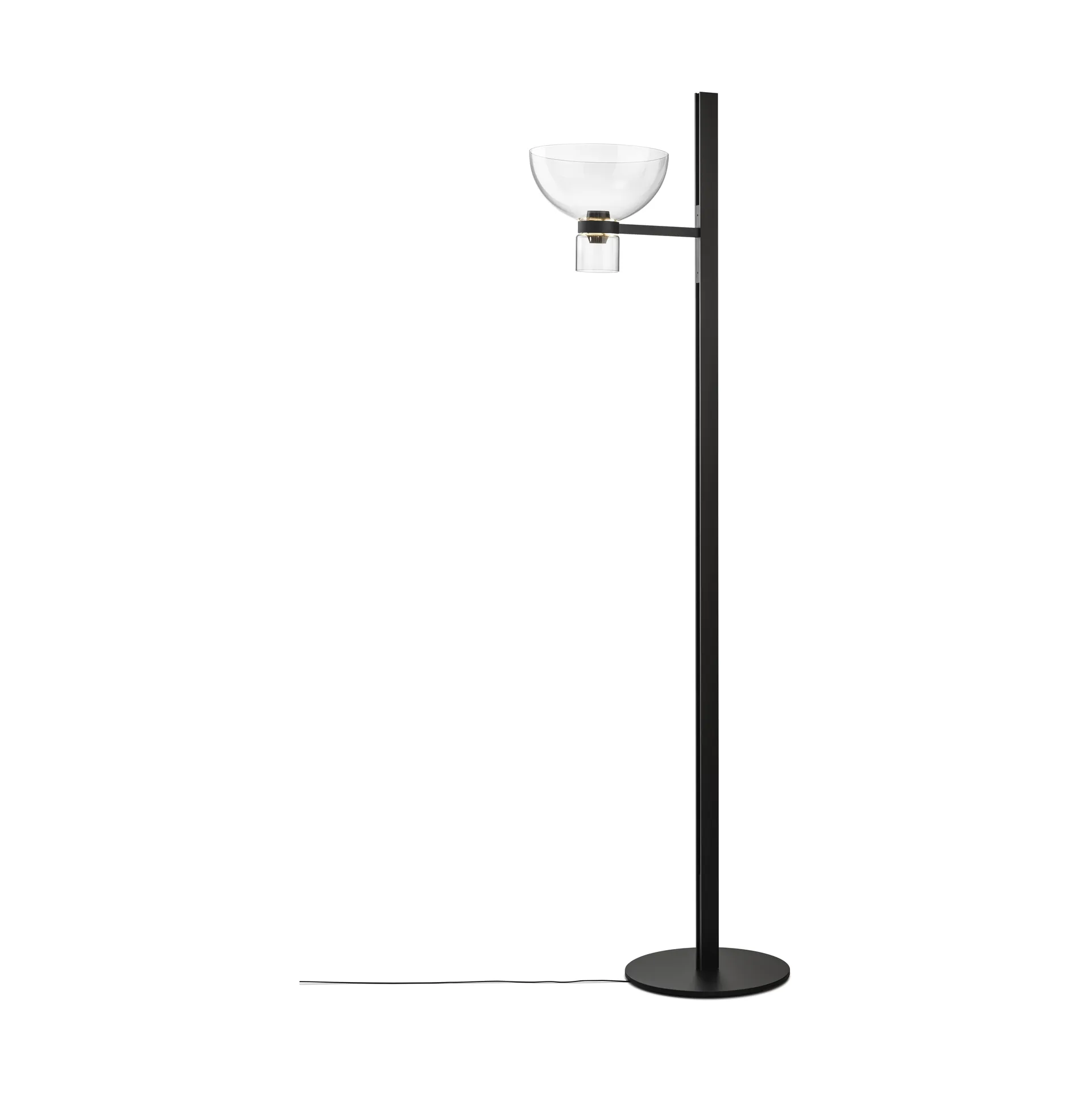 Nocturne F1 Bowl floor lamp - black Flos