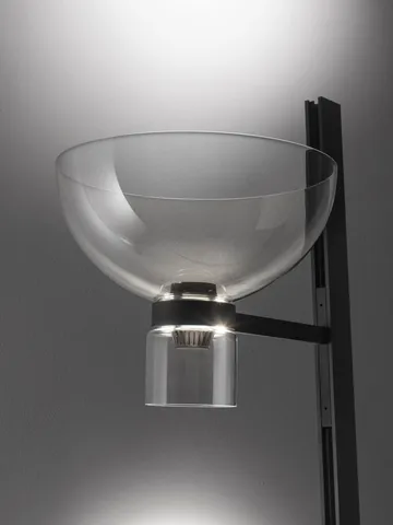 Nocturne F1 Bowl floor lamp - black - Flos