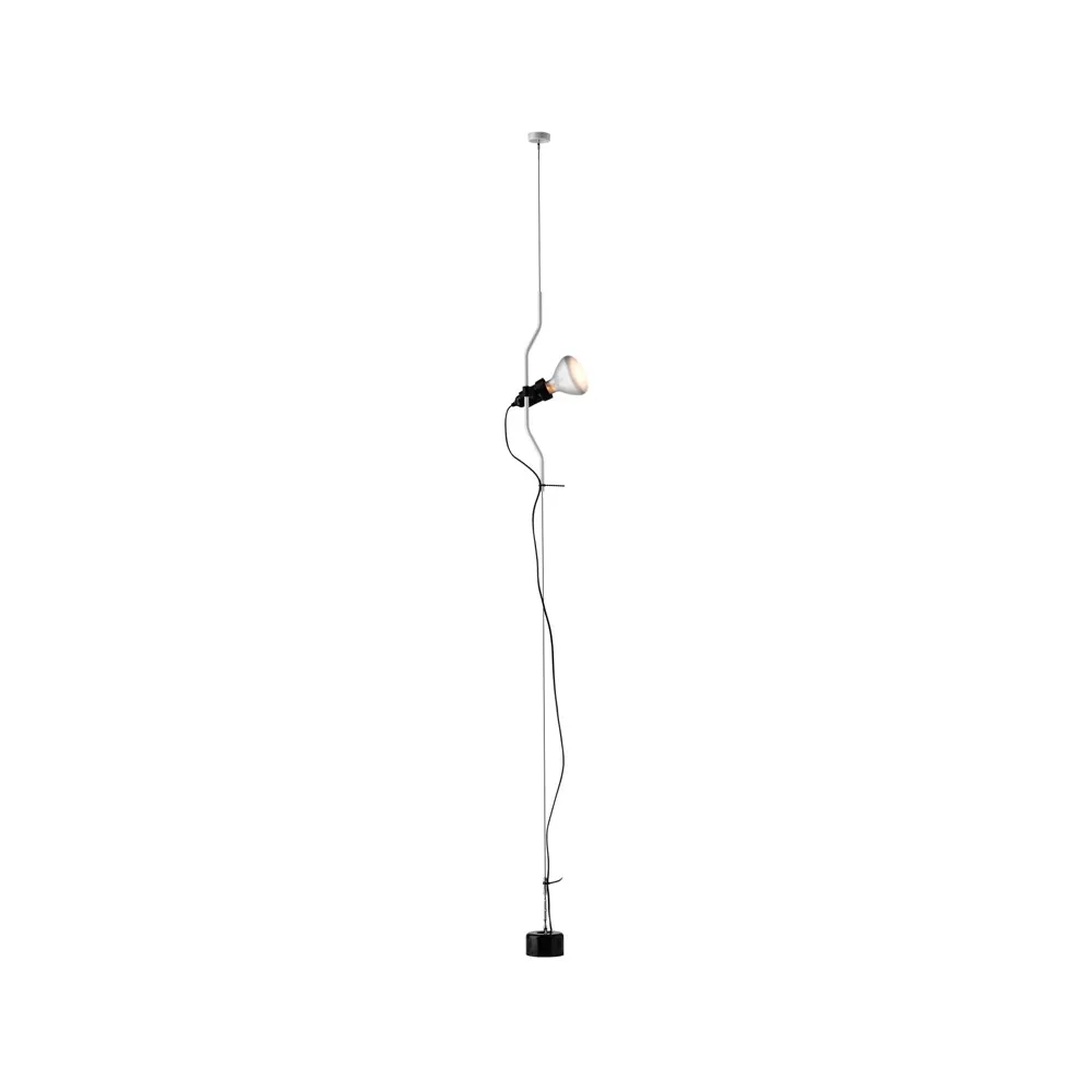 Parentesi floor and ceiling lamp dimmable, White Flos
