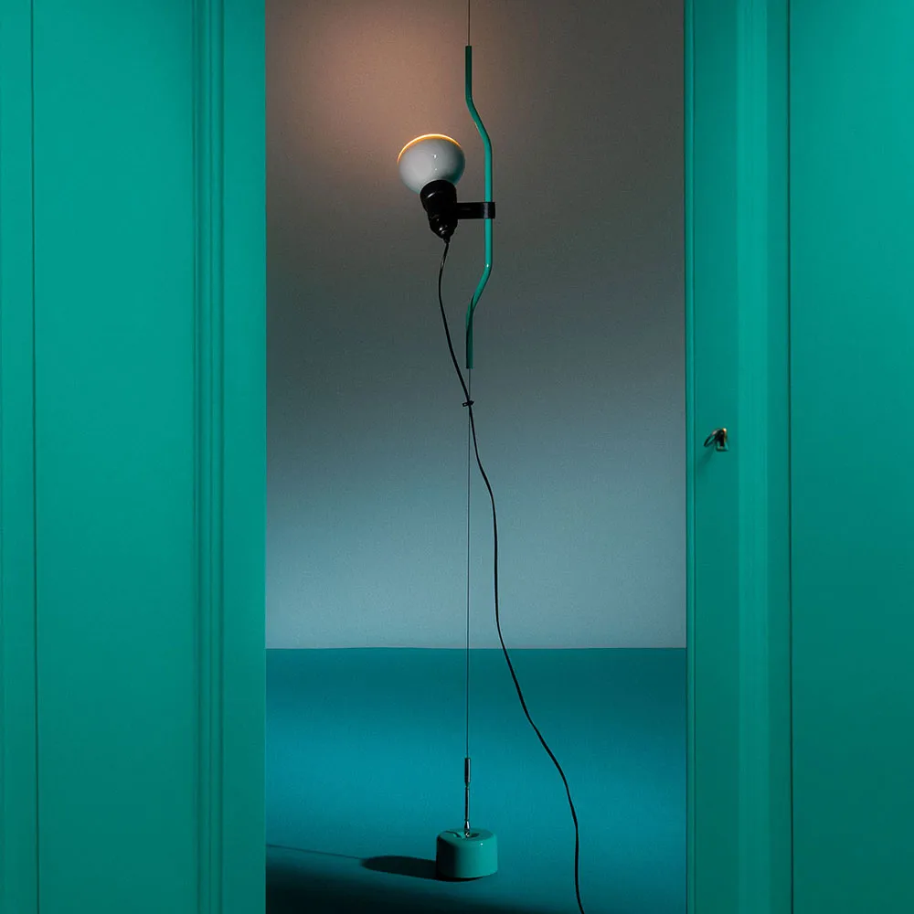 Parentesi floor and ceiling lamp, Red Flos