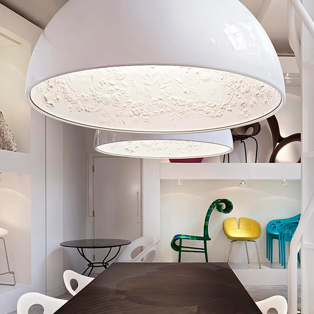 Skygarden 1 pendant, Matte gold Flos