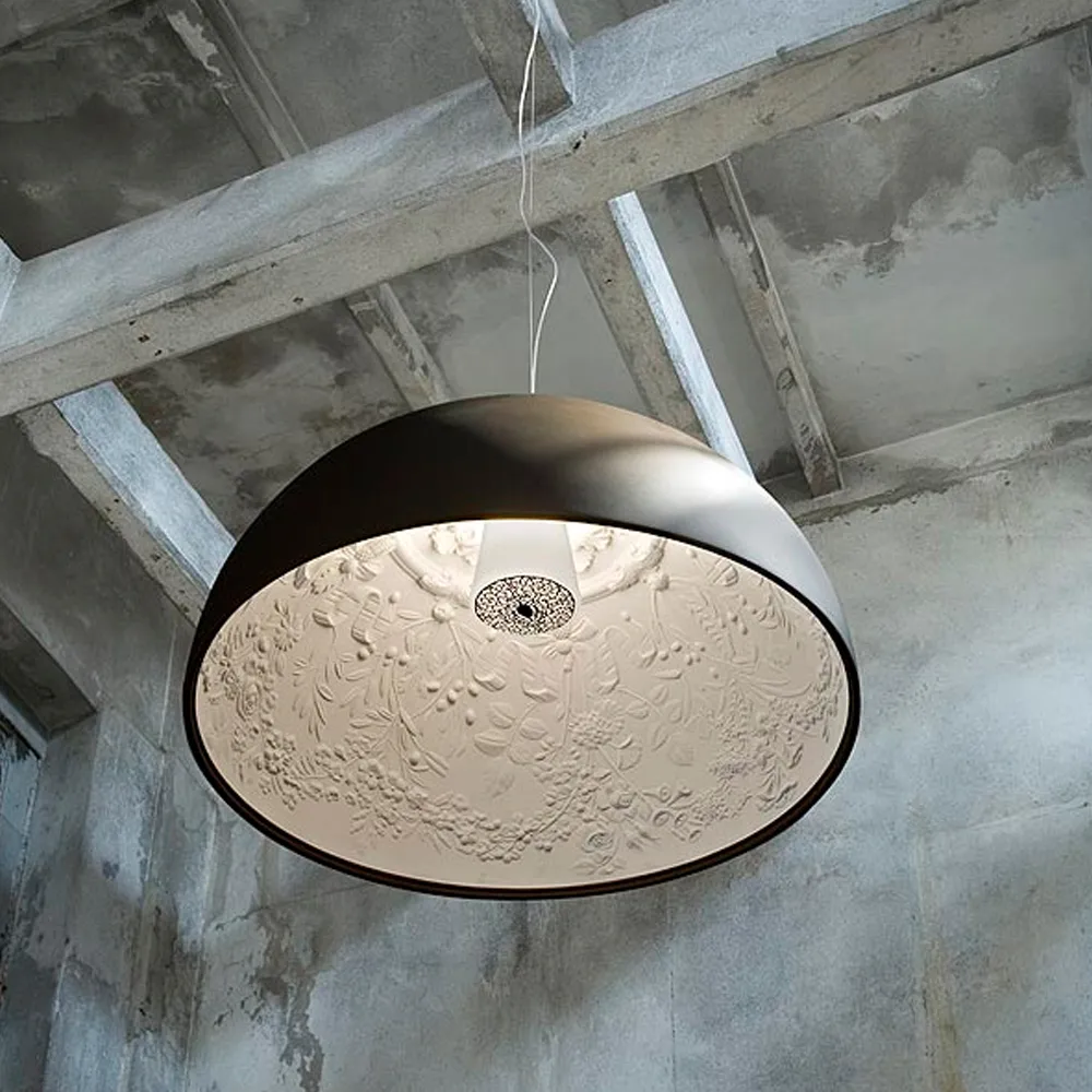 Skygarden 1 pendant, White gloss Flos