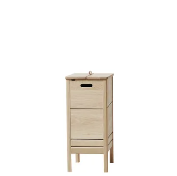 A Line laundry basket - White oak - Form & Refine