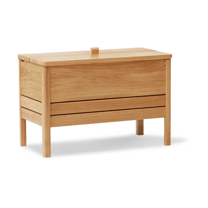 A Line storage bench 68 cm, Oak Form & Refine