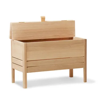 A Line storage bench 68 cm - Oiled oak - Form & Refine