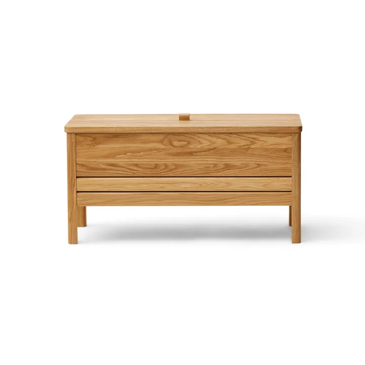 A Line storage bench 90 cm - Oak - Form & Refine