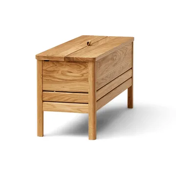 A Line storage bench 90 cm - Oak - Form & Refine