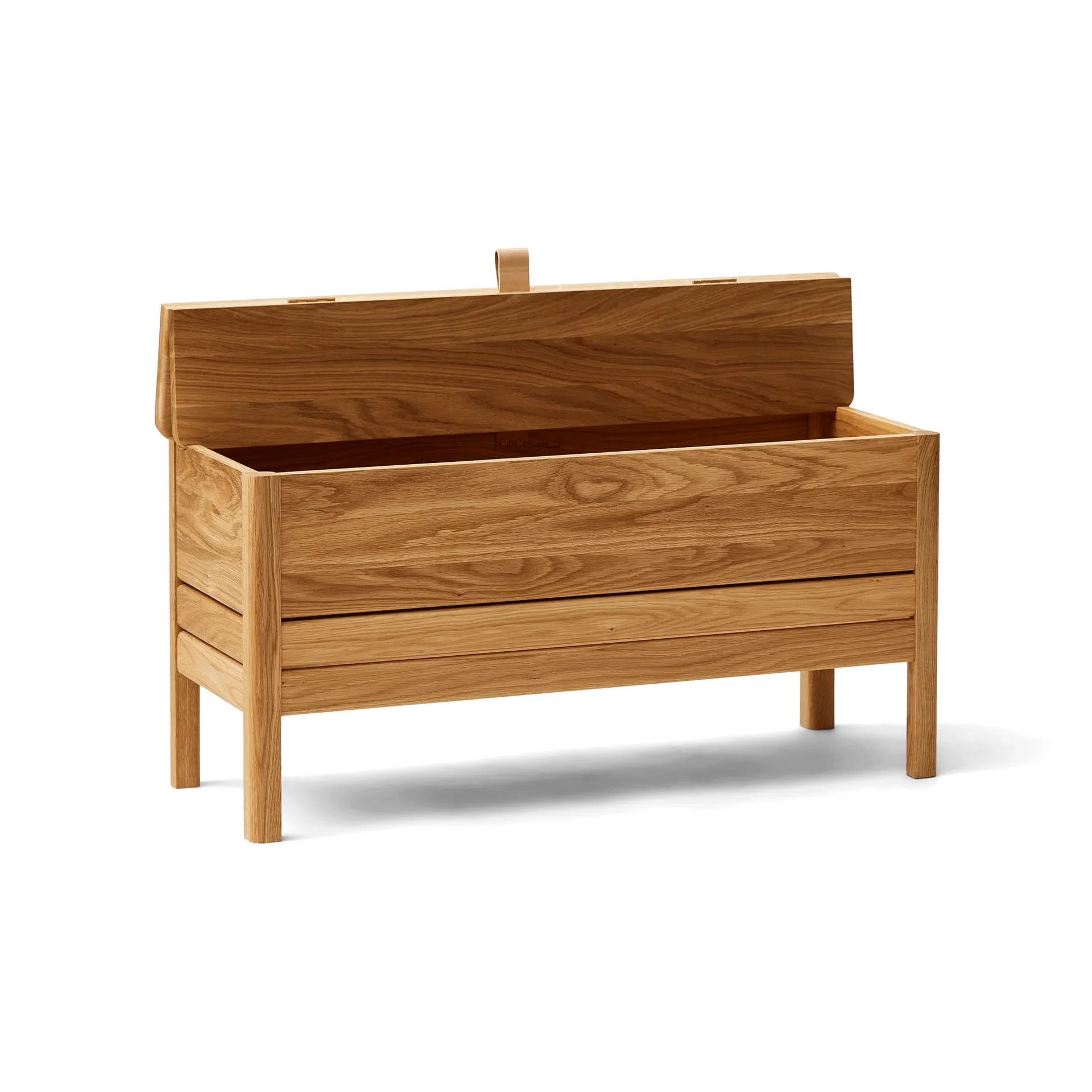 A Line storage bench 90 cm, Oak Form & Refine