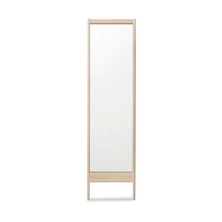A Line wall mirror - White oak - Form & Refine