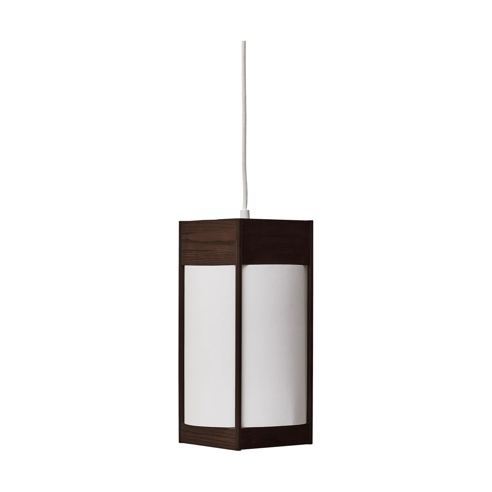 Andon pendant lamp, Dark brown ash, medium Form & Refine