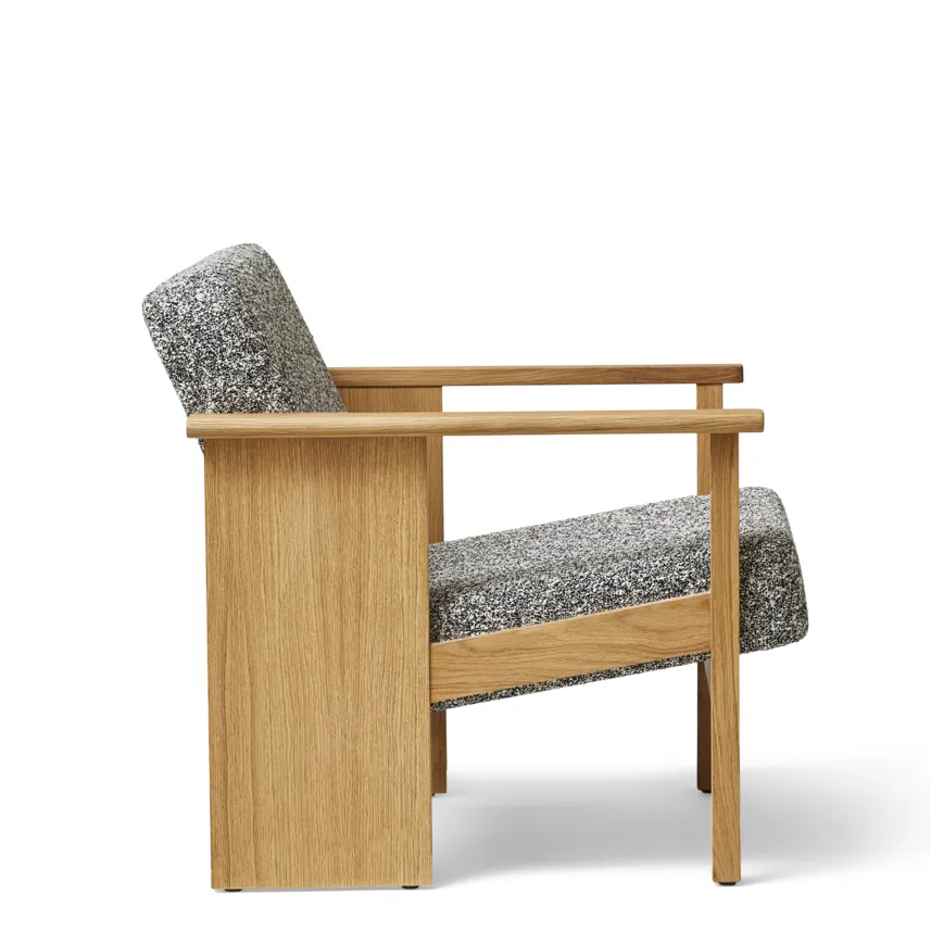Block lounge chair, Oak-Zero 0004 Form & Refine