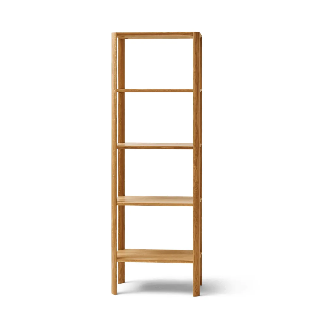 Leaf shelf 5 shelves 55x162 cm, Oak Form & Refine