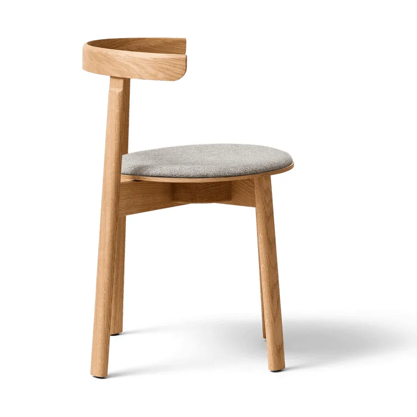 Lunar chair, Oak-Hallingdal 65-0227 Form & Refine