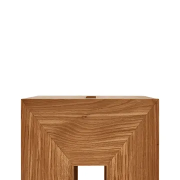 Monolith side table - Oak, 29x29x36 cm - Form & Refine