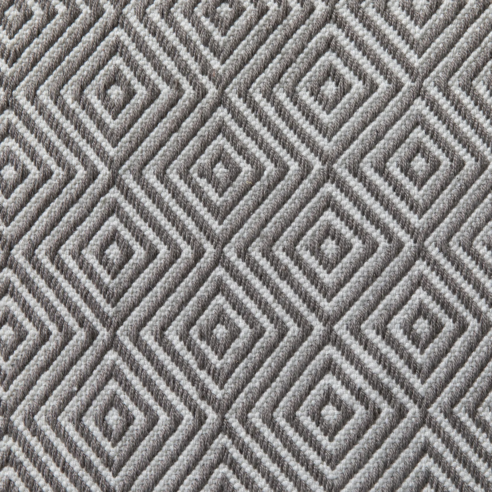 Diamond rug 170x230 cm, Grey Formgatan