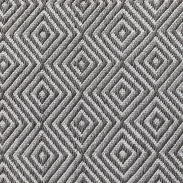 Diamond rug 170x230 cm - Grey - Formgatan