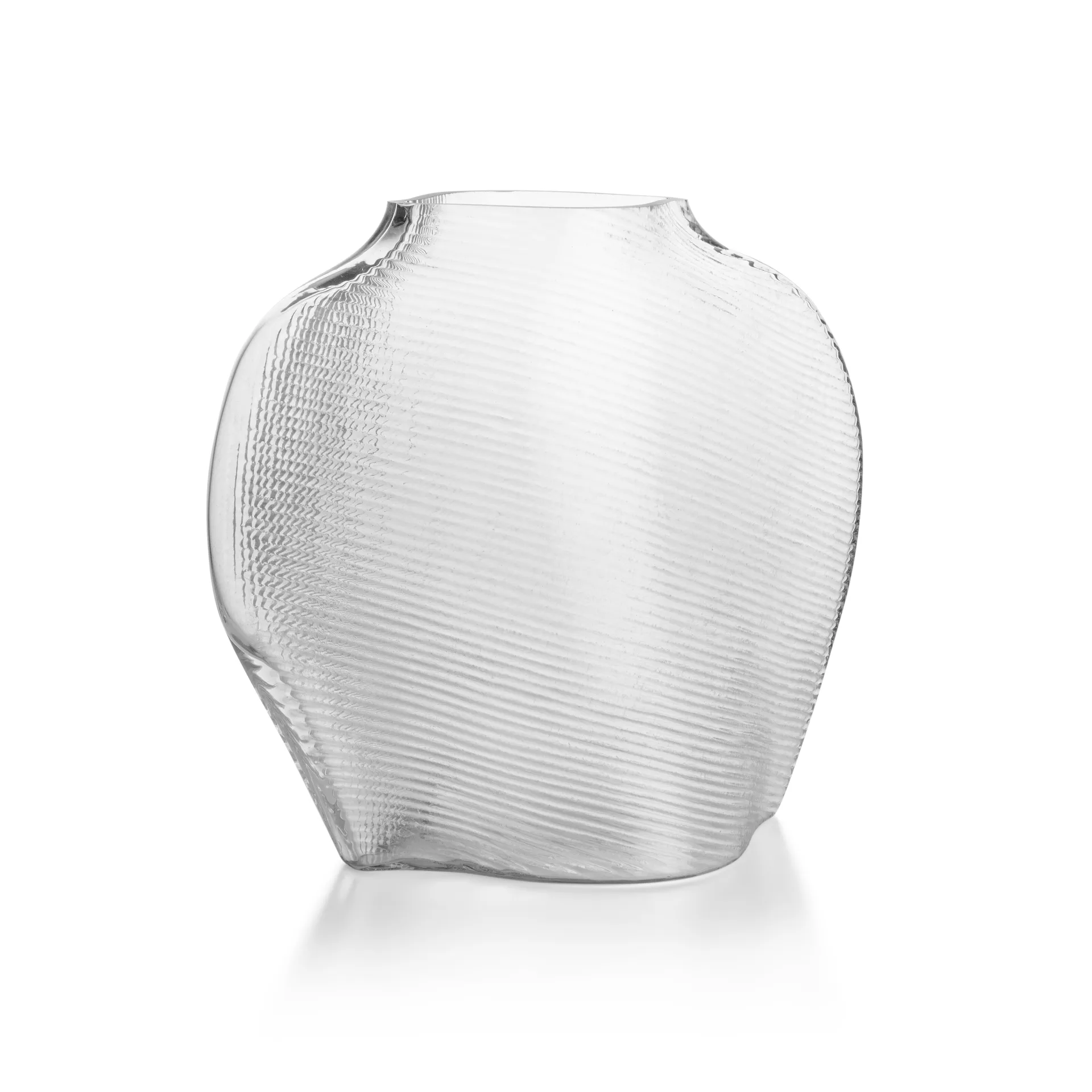 Flow 2 vase, clear Formgatan