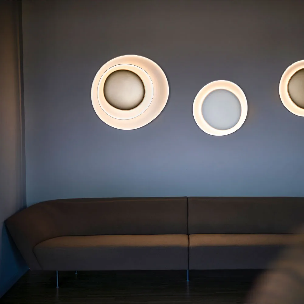 Bahia Mini wall lamp, White, LED Foscarini