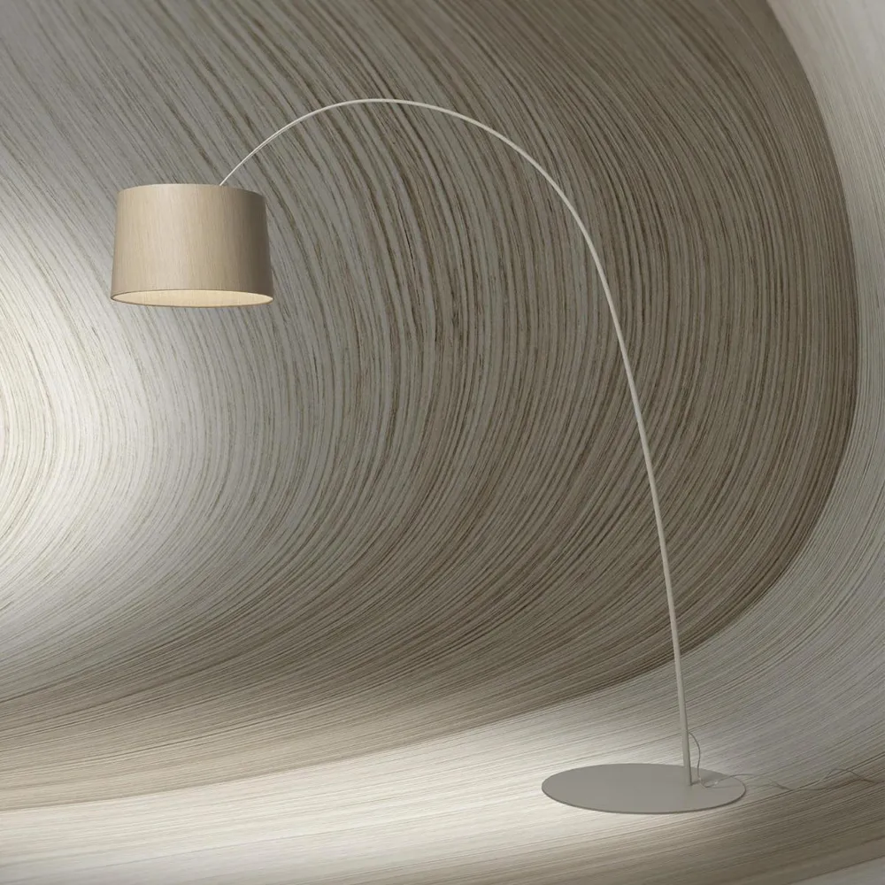 Twiggy Wood floor lamp, Black Foscarini