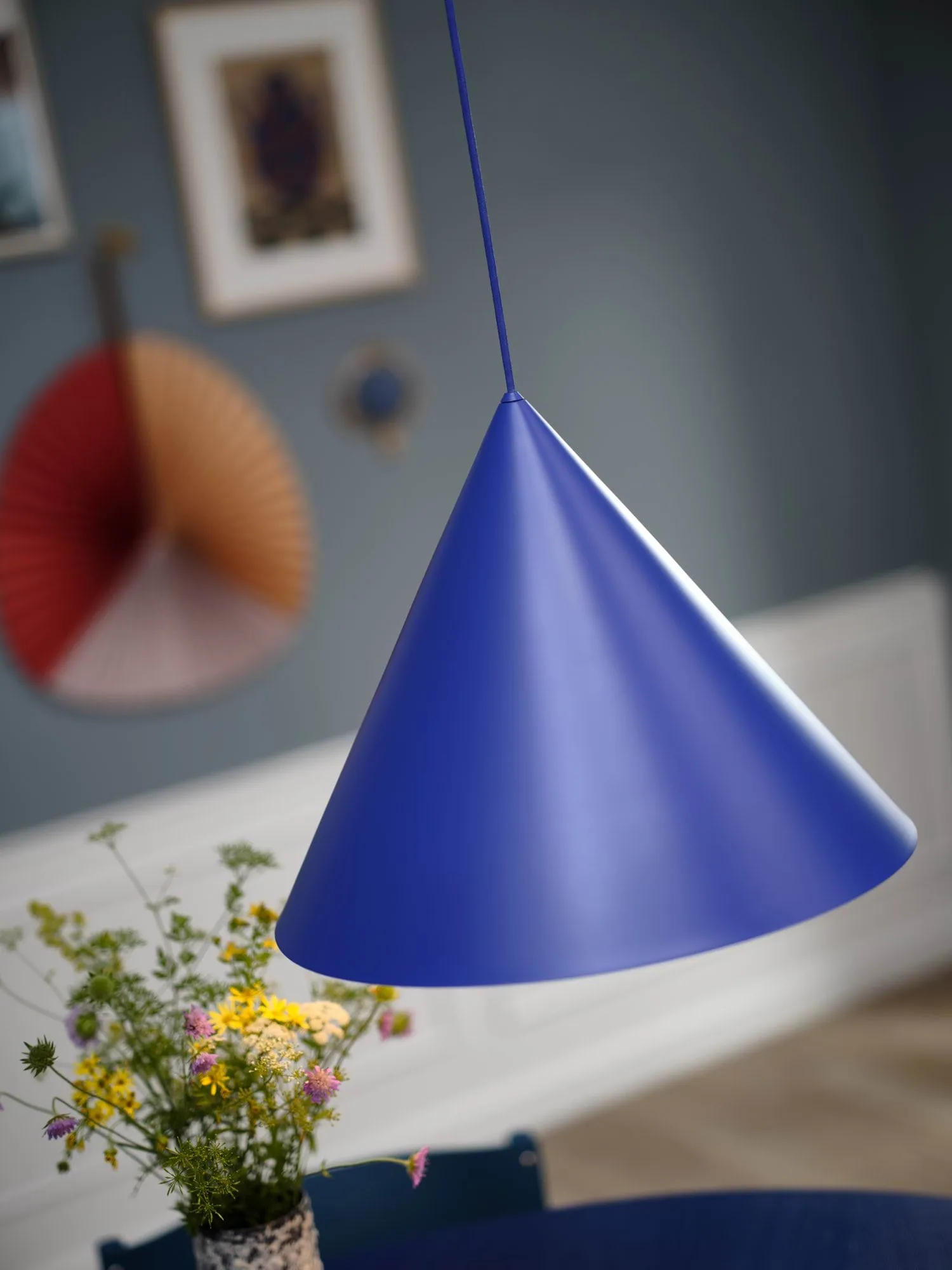 Benjamin Xl pendant, Atomic Blue, Ø46 cm Frandsen