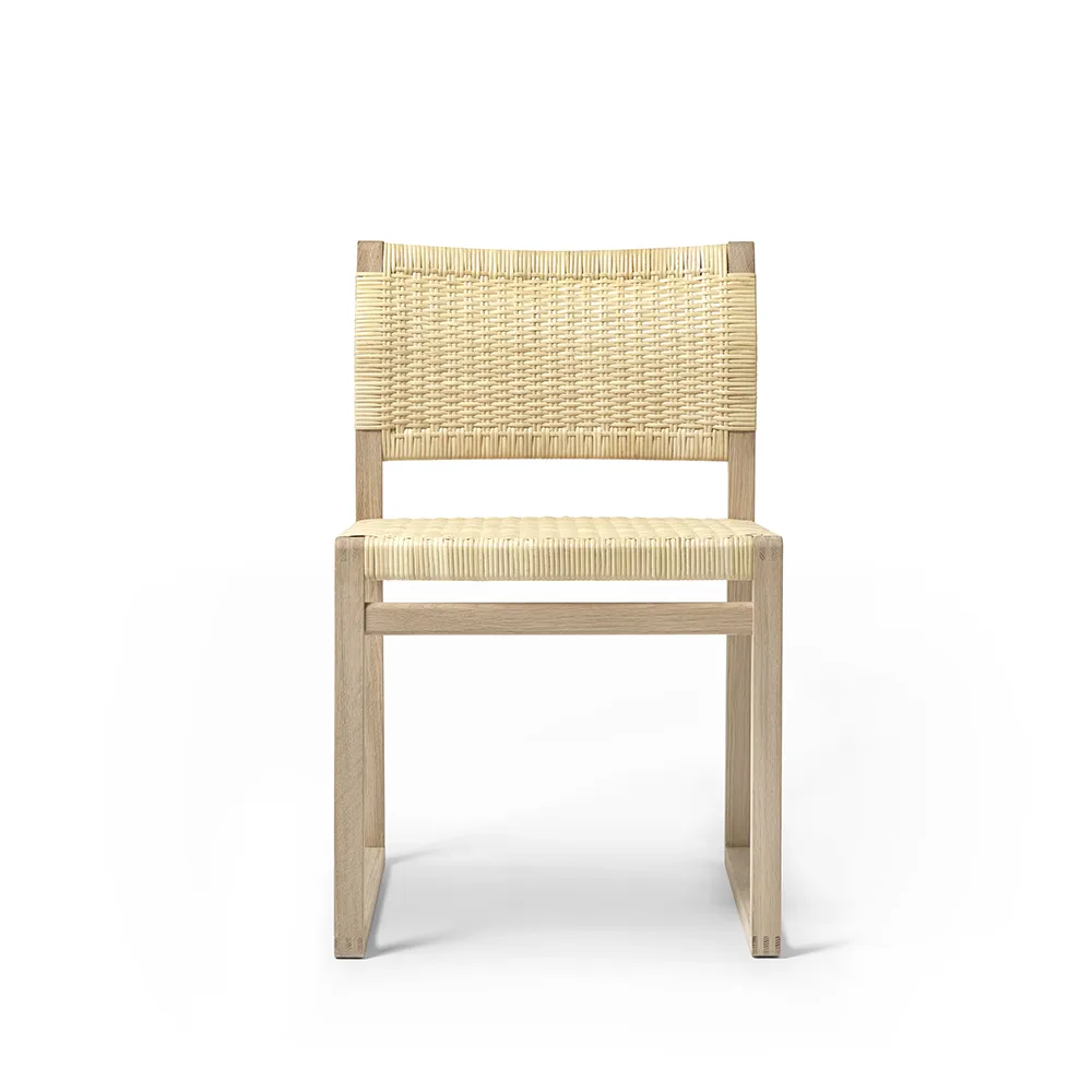 BM61 chair, Rattan oiled oak frame Fredericia Furniture