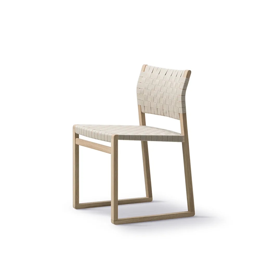 BM61 chair, Woven natural-oiled oak frame Fredericia Furniture